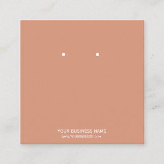 Custom Jewelry Earring Display Cards