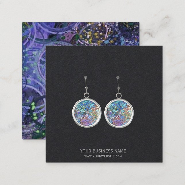 Custom Jewelry Earring Display Cards (Custom Jewelry Earring Display Cards for the crafter and artisan jewelry maker to display earrings)