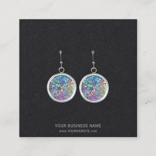 Custom Jewelry Earring Display Cards (Custom Jewelry Earring Display Cards to Personalize with your Business Name & Website)