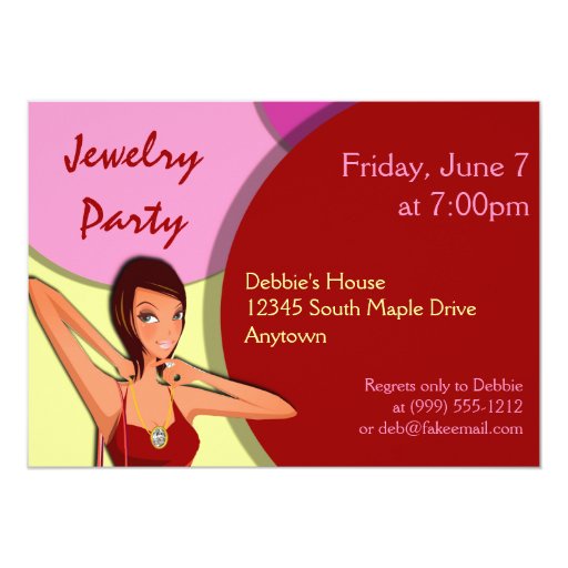 Jewelry Party Invitation 4