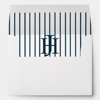 Custom JHYankees Baseball 5x7 Bar Mitzvah Monogram Envelope