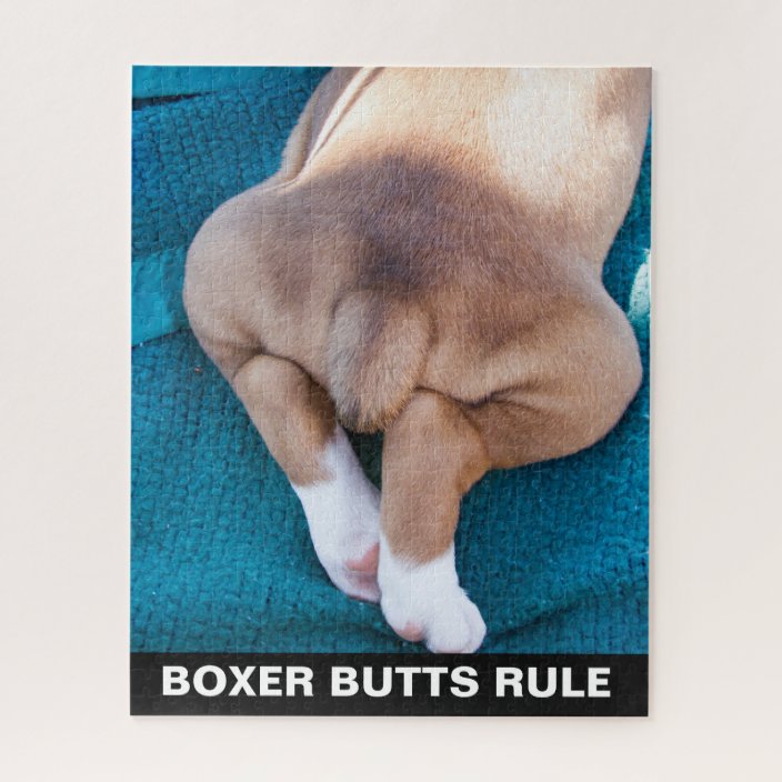 Custom Jigsaw Puzzles Picture Boxers Butt Jigsaw Puzzle Zazzle