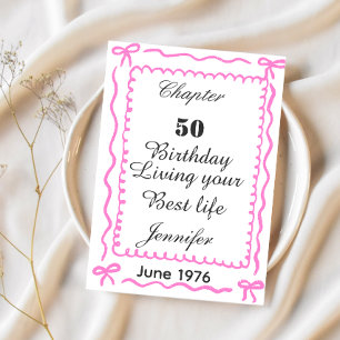 Custom july 1976 50th Birthday card