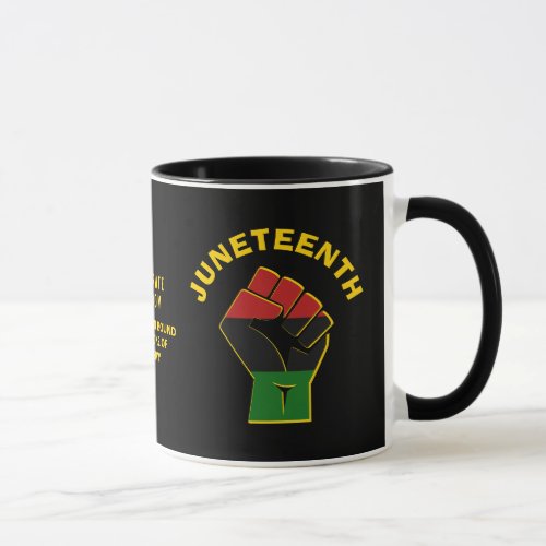 Custom JUNETEENTH Celebrate Freedom Mug
