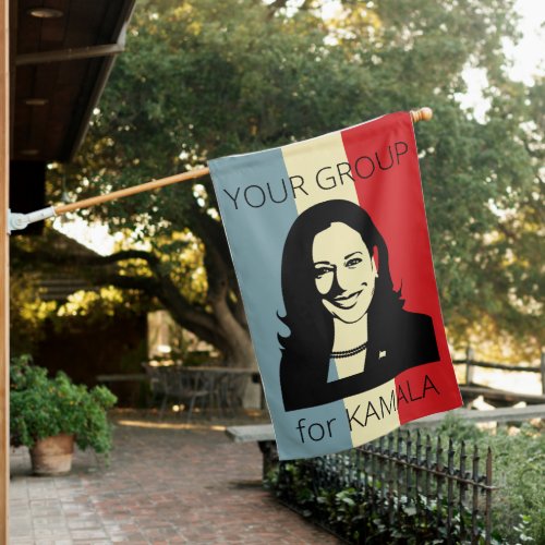 Custom Kamala Harris for President Patriotic  House Flag