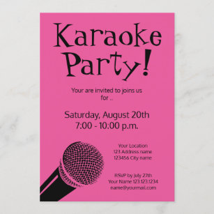 Adult Karaoke Party Invitation, Birthday Invitation, Karaoke Party Singing  Party, Red & Gold Party Invite, Editable Digital Instant Download 