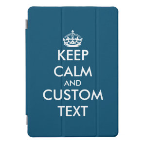 Custom keep calm 8th Gen iPad 10.2 Retina  Pro Cover