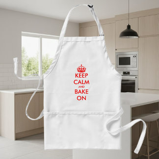 Custom Keep Calm apron | Customizable template