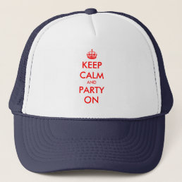 Custom Keep Calm hat | customizable template