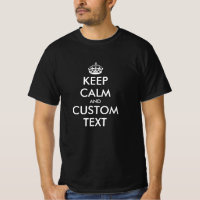 Custom Keep Calm Meme T-shirts