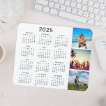 Custom Keepsake Memory Photo Collage 2025 Calendar Mouse Pad<br><div class="desc">Create your own personalized 2025 calendar mouse pad with your custom images. Add your favorite Insta photos, designs or artworks to create something really unique. To edit this design template, simply upload your own images as shown above. You can even add text, customize fonts and colors. Treat yourself or make...</div>