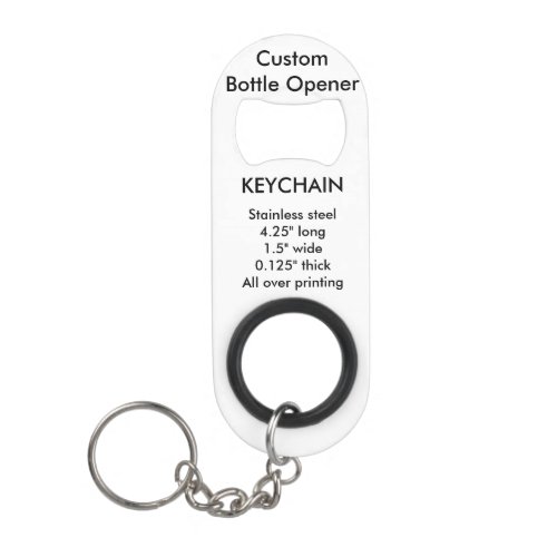 Custom Keychain Bottle Opener