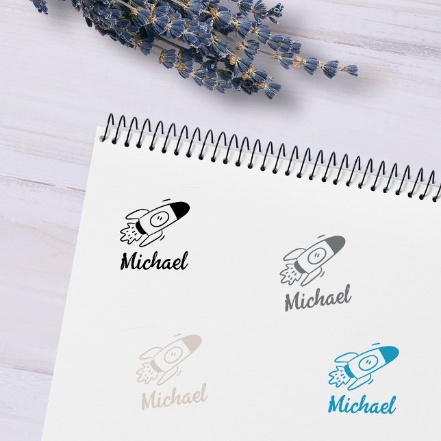 Custom Kid Space Signature Rubber Stamp (Creator Uploaded)