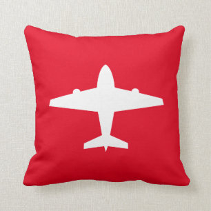 Custom Kids' Airplane Throw Pillow