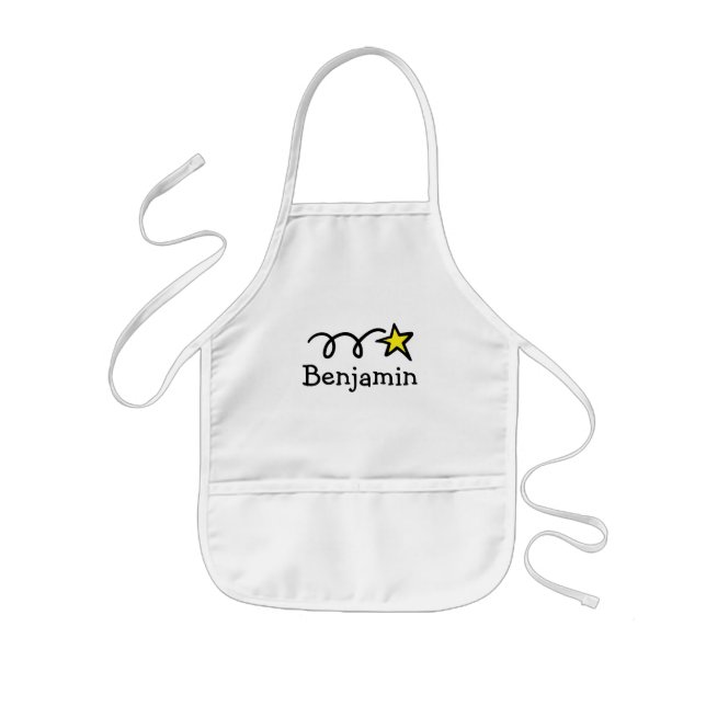 Custom kids apron for arts and crafts activities (Front)