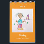 Custom Kids' Art Keepsake Christmas Gift Calendar<br><div class="desc">Create a one-of-a-kind calendar designed with your child’s artwork! This custom calendar is a thoughtful way to showcase their creativity and makes a perfect holiday gift for grandparents, parents, teachers, or anyone who loves handmade keepsakes. Each month features a different masterpiece, turning your child’s drawings into a unique, year-round treasure....</div>