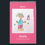Custom Kids' Art Keepsake Christmas Gift Calendar<br><div class="desc">Create a one-of-a-kind calendar designed with your child’s artwork! This custom calendar is a thoughtful way to showcase their creativity and makes a perfect holiday gift for grandparents, parents, teachers, or anyone who loves handmade keepsakes. Each month features a different masterpiece, turning your child’s drawings into a unique, year-round treasure....</div>