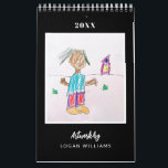 Custom Kids' Art Keepsake Christmas Gift Calendar<br><div class="desc">Create a one-of-a-kind calendar designed with your child’s artwork! This custom calendar is a thoughtful way to showcase their creativity and makes a perfect holiday gift for grandparents, parents, teachers, or anyone who loves handmade keepsakes. Each month features a different masterpiece, turning your child’s drawings into a unique, year-round treasure....</div>