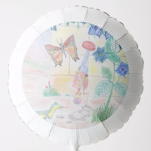 Custom Kids Artwork, Nutcracker toy, butterfly, Balloon