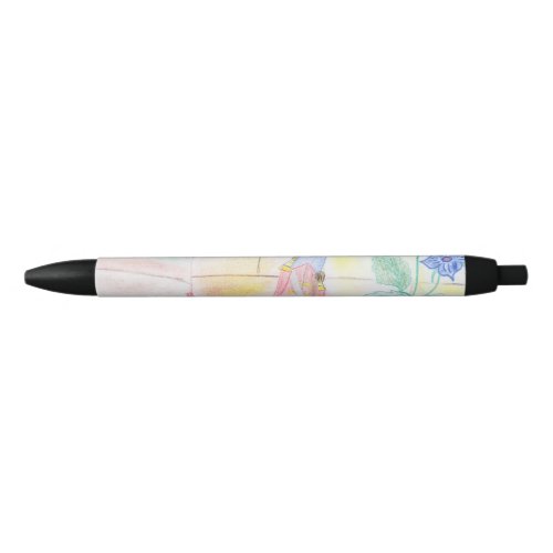 Custom Kids Artwork Nutcracker toy butterfly  Black Ink Pen