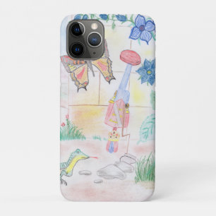 Custom Kids Artwork, Nutcracker toy, butterfly, iPhone 11 Pro Case