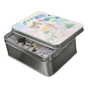 Custom Kids Artwork, Nutcracker toy, butterfly, Jigsaw Puzzle