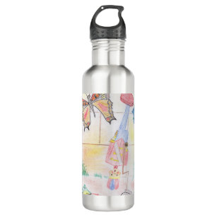 Christmas Nutcracker Ballerina Mouse King Water Bottle | Zazzle