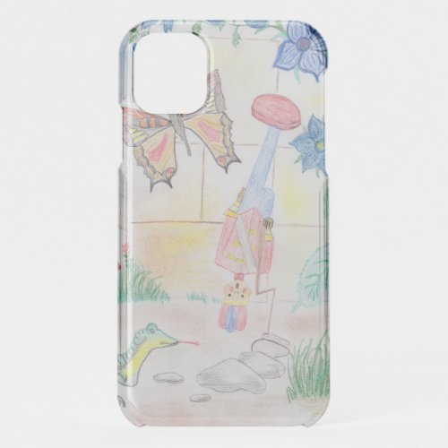 Custom Kids Artwork Nutcracker toy butterfly  iPhone 11 Case