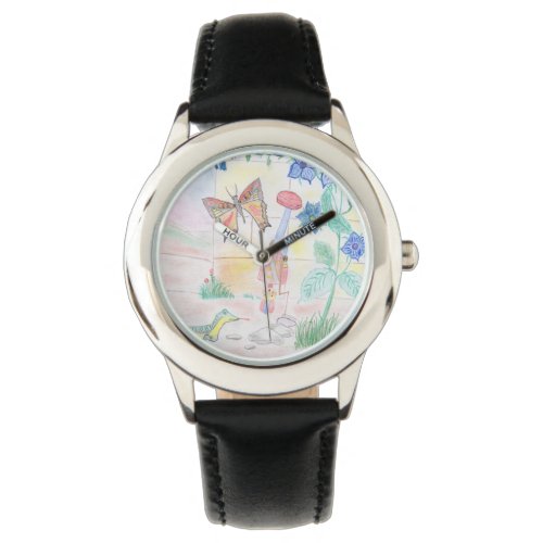 Custom Kids Artwork Nutcracker toy butterfly  Watch