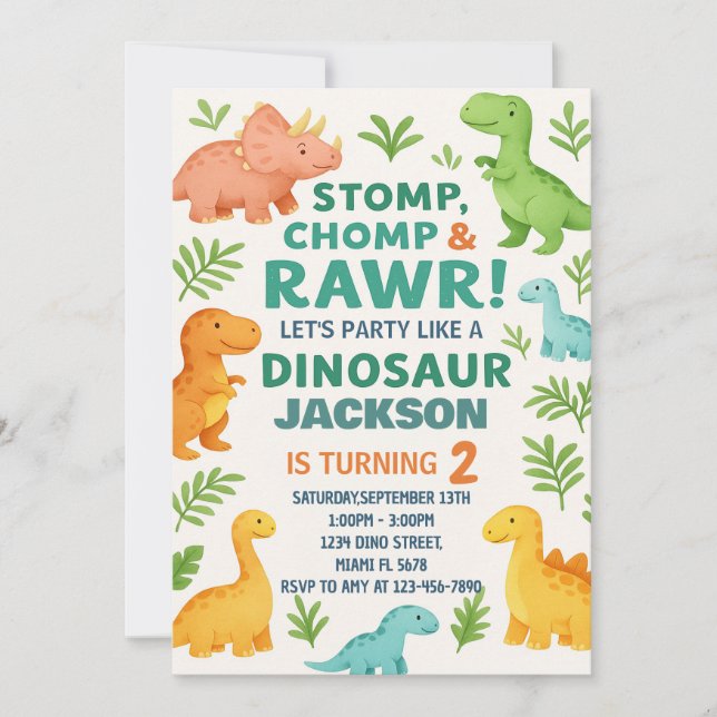 Custom Kids Birthday Card for Boys & Girls (Front)