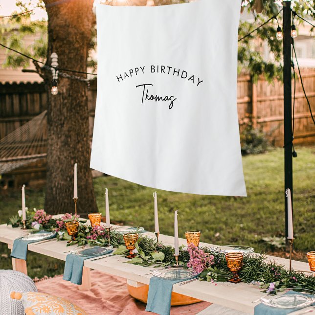 Custom Kids Birthday Name Sheet Backdrop Banner (Custom Kids Birthday Name Sheet Backdrop Banner)