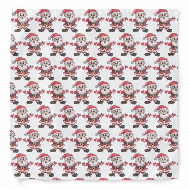 Custom Kids Christmas Drawing Bandana (Front)