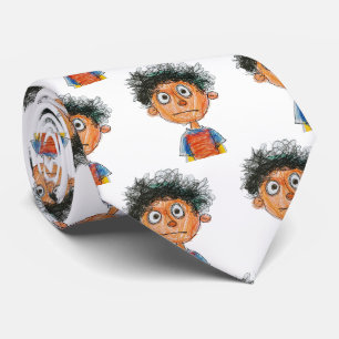 custom kids drawing neck tie