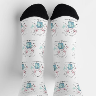custom kids drawing socks
