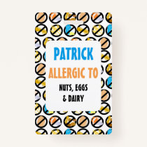 Custom Kids Food Allergy Alert Allergy Symbols Badge