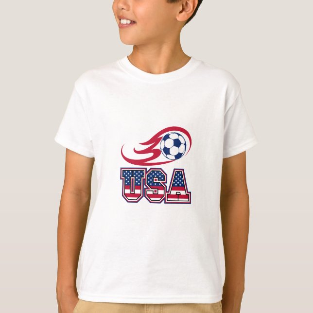 Custom Kids’ Football Tee – Name & Number  (Front)