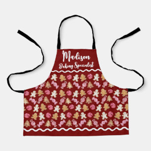 Custom Kids Holiday Baking Christmas Apron