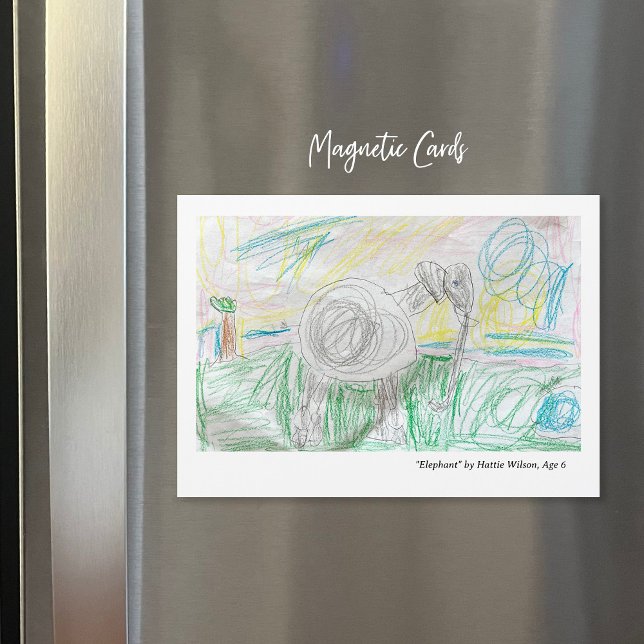 Custom Kids' Magnetic Art Cards (Creator Uploaded)