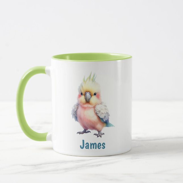 Custom kid's mug with animal design (Left)