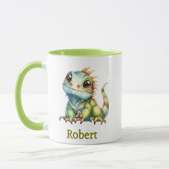 Custom kid's mug with animal design (Left)