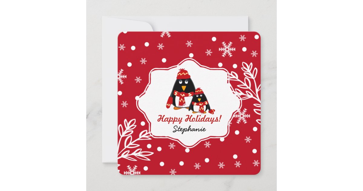 custom kid's name fun christmas cards for kids zazzle