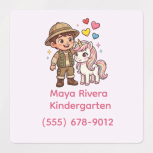 Custom Kids Name Stickers & Daycare Labels