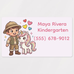 Custom Kids Name Stickers & Daycare Labels