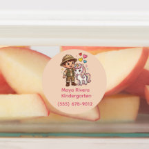 Custom Kids Name Stickers & Daycare Labels