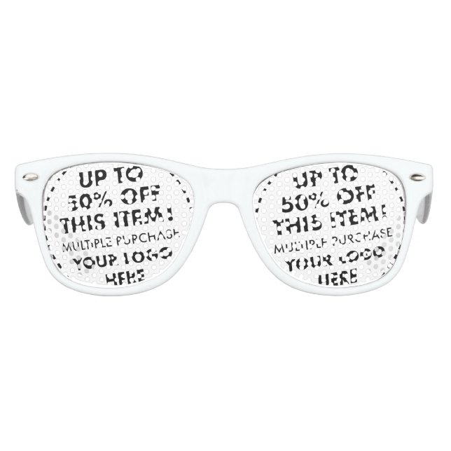 Custom Kids Party Shades 50% OFF Bulk Buy Discount (Front)