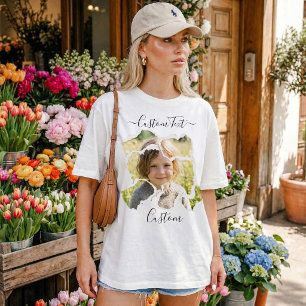 Custom Kids Photo memorable Retro for Children Tri-Blend Shirt