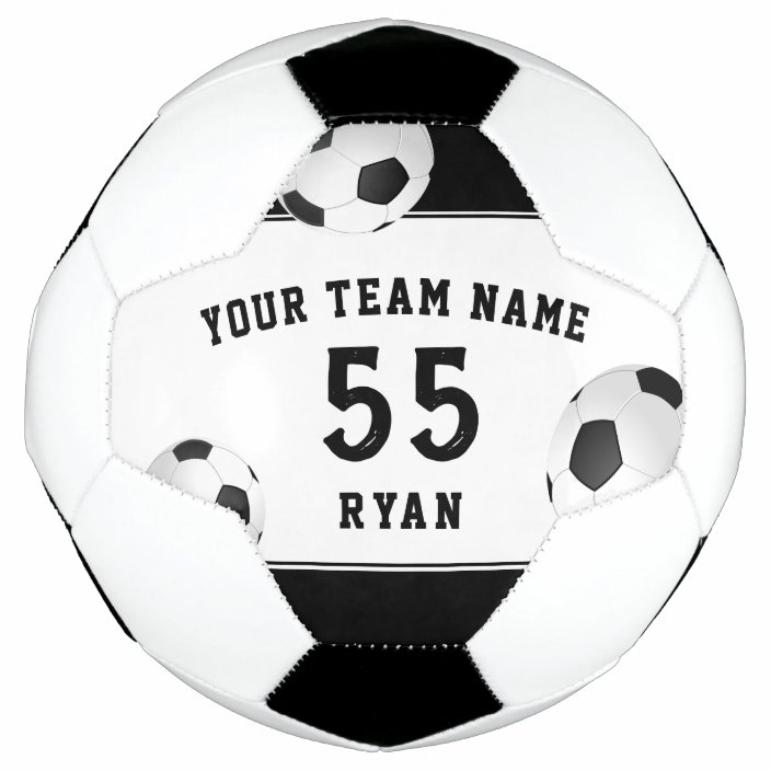custom soccer ball with name