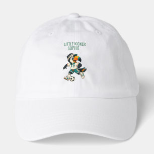Custom Kids Soccer Hat • Retro Toucan Mascot