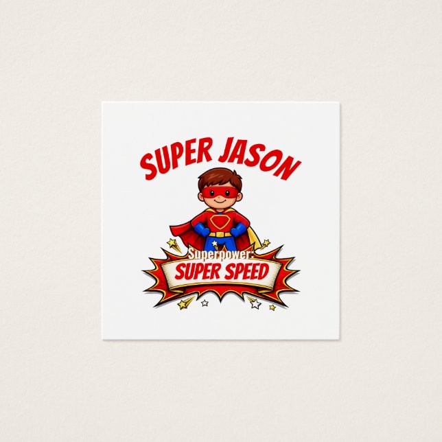 Custom Kids Superhero Name (Front)