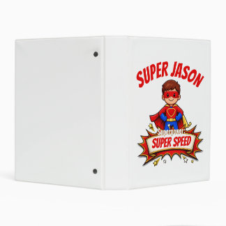 Custom Kids Superhero Name & Superpower Mini Binder